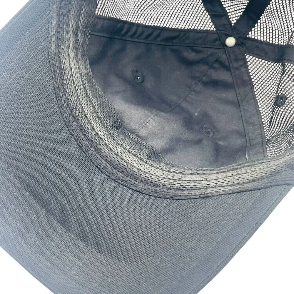 Carhartt Force Black Logo Mesh Trucker Hat Cap Snapback Mesh Back